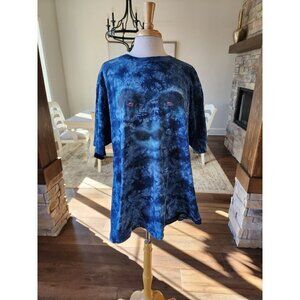 Vintage 90s Disney Mighty Joe‎ Young Gorilla Tie Dye Animal Kingdom Shirt XL